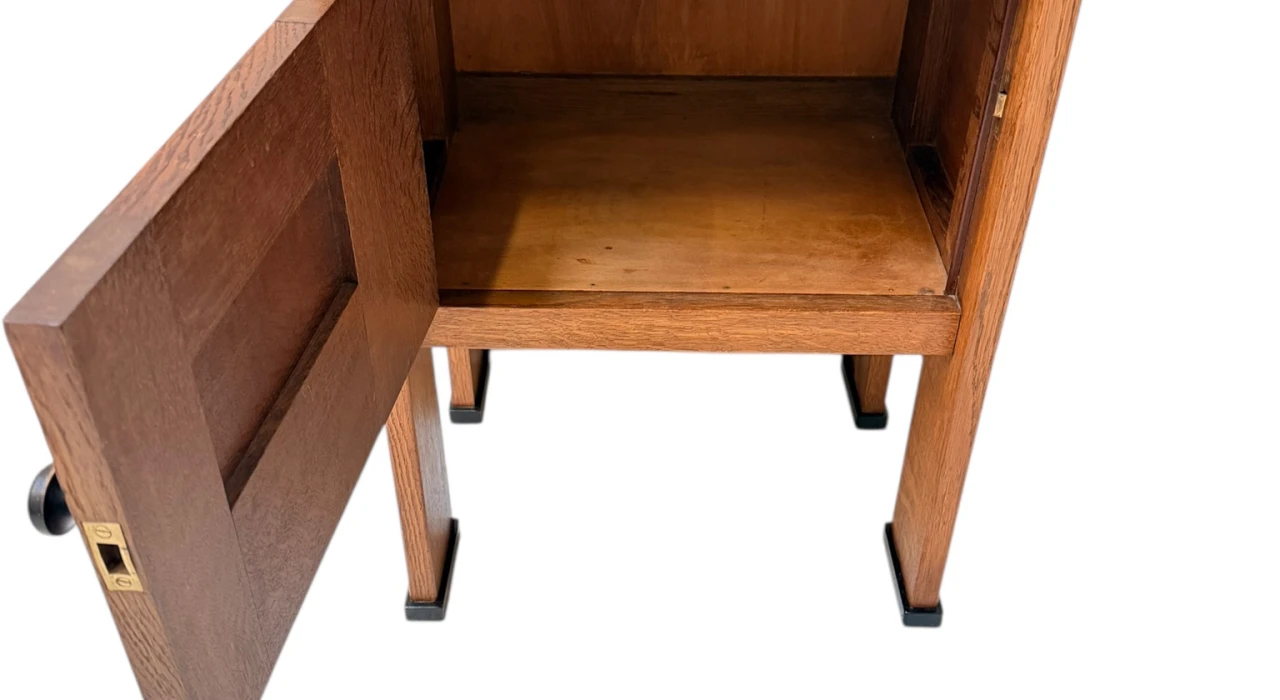 Art Deco Modernist Nightstand or Bedside Cabinet, 1920s